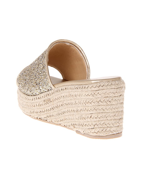 INGNI（イング） ラメサンダル ｺﾞｰﾙﾄﾞ