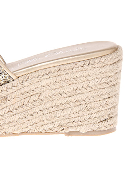 INGNI（イング） ラメサンダル ｺﾞｰﾙﾄﾞ