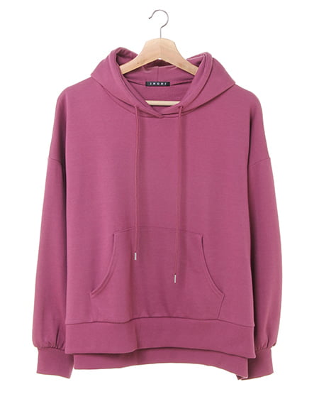 INGNI(イング) サイドスリット／スウェットパーカー ﾊﾟｰﾌﾟﾙ