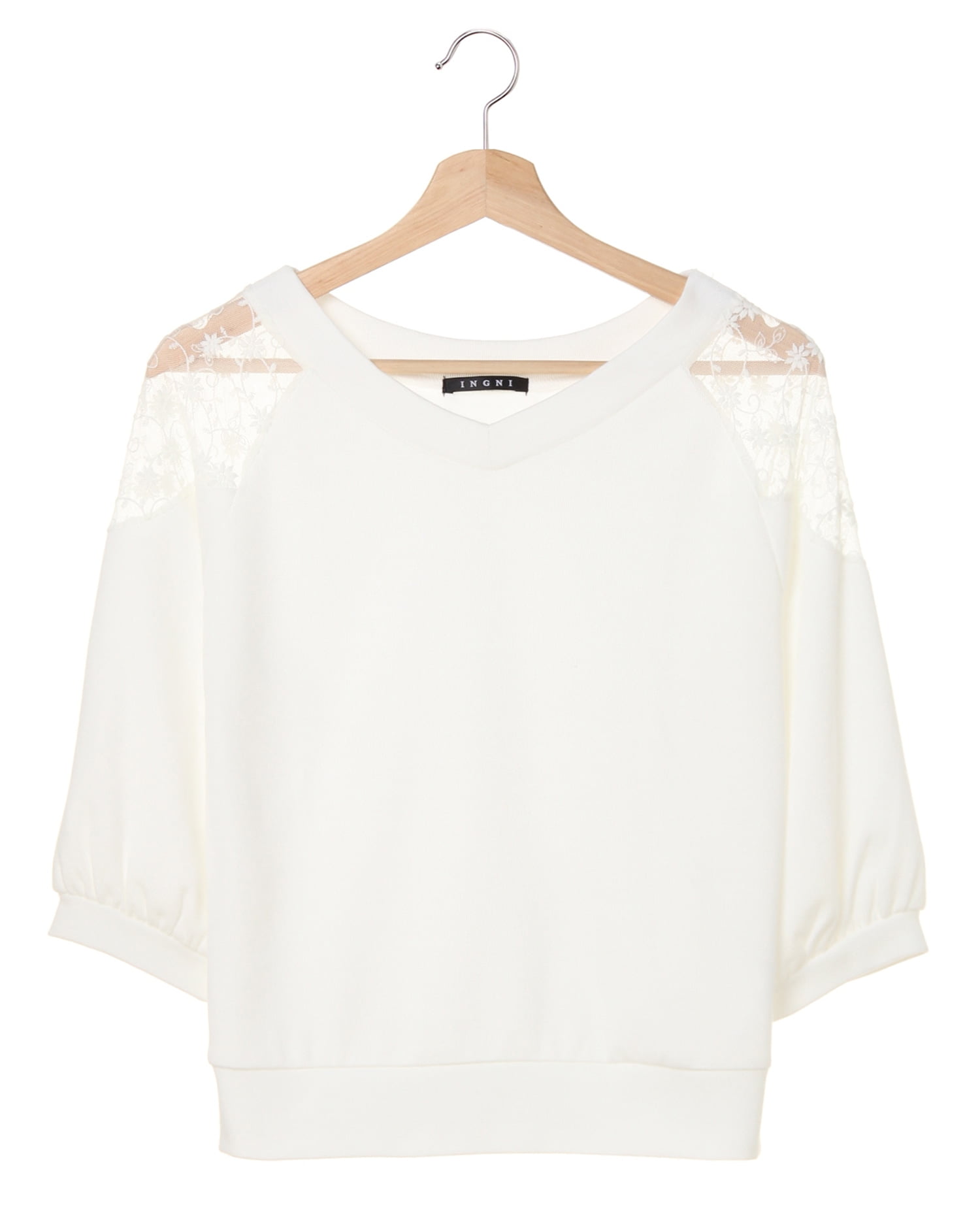 肩レーストップス／7分袖｜INGNI(イング) 公式通販｜INGNI STORE