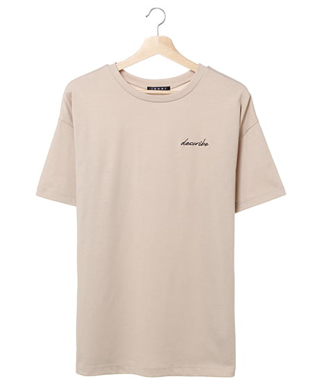 フォトバックロゴチュニックTシャツ