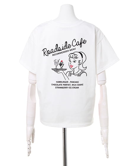 INGNI（イング） BACKレトロガール／Tシャツ ｵﾌﾎﾜｲﾄ