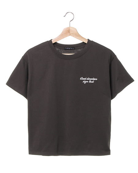 INGNI(イング) BACKレトロガール／Tシャツ ｽﾐｸﾛ