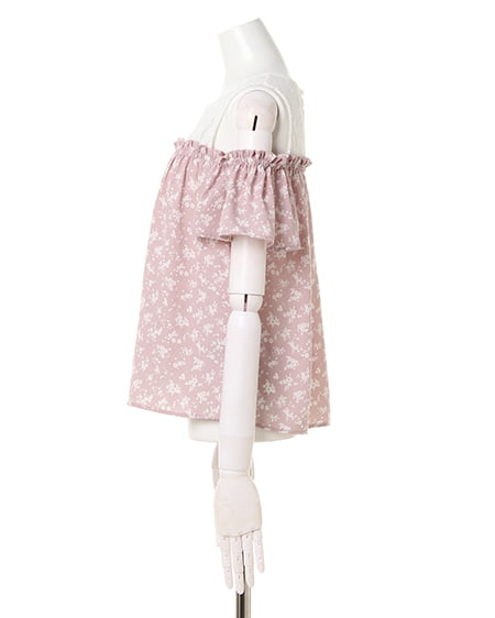 INGNI（イング） 単色花柄／ブラウス ﾗﾍﾞﾝﾀﾞｰ