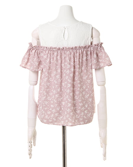 INGNI（イング） 単色花柄／ブラウス ﾗﾍﾞﾝﾀﾞｰ