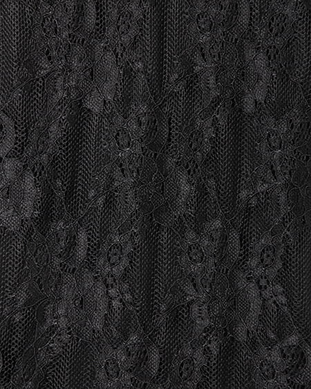 INGNI（イング） レースハイネックキャンディー袖／トップス ｸﾛ