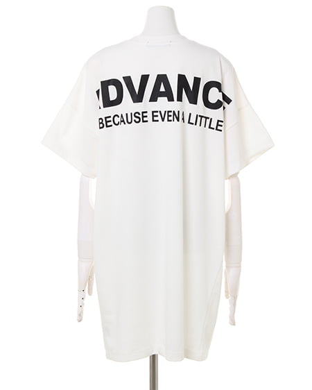 INGNI（イング） バックロゴチュニック／Tシャツ ｵﾌﾎﾜｲﾄ