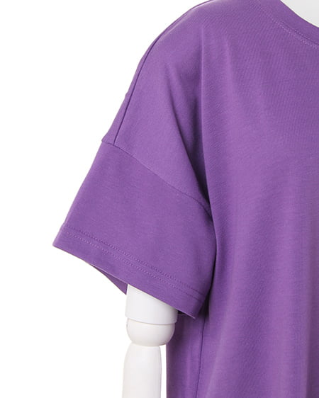 INGNI(イング) バックロゴチュニック/Tシャツ パープル