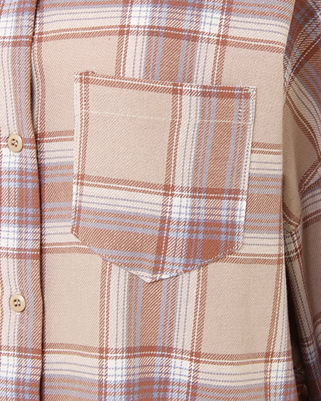 INGNI(イング) チェック柄BIG/シャツ ベージュ/チェック