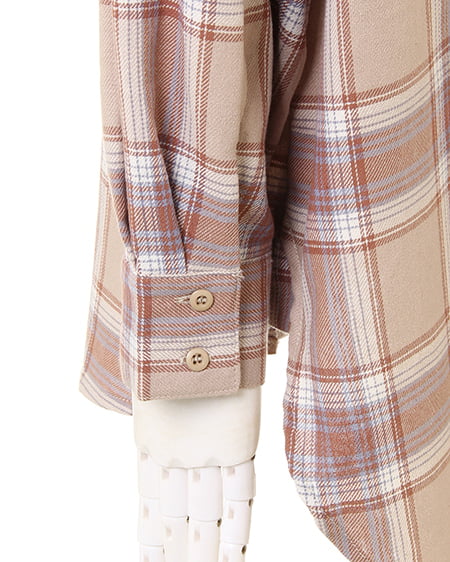 INGNI(イング) チェック柄BIG/シャツ ベージュ/チェック