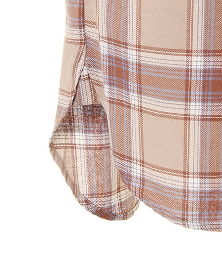 INGNI(イング) チェック柄BIG/シャツ ベージュ/チェック