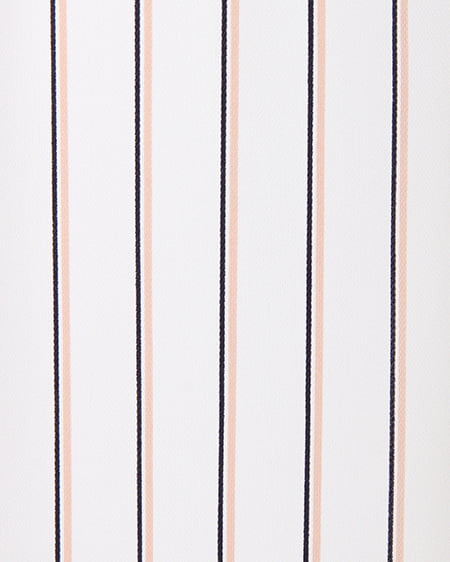 INGNI（イング） 裾タックバー付トロミ／ブラウス ｵﾌﾎﾜｲﾄ/ｽﾄﾗｲﾌﾟ