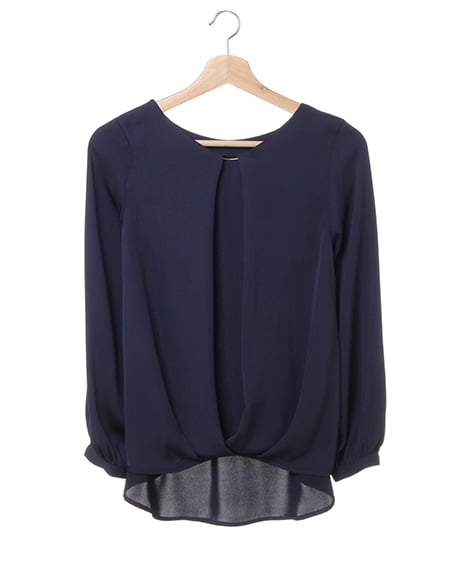 すのーぴくちゃー ピン付トロミ裾タックブラウス｜INGNI(イング) 公式通販｜INGNI STORE