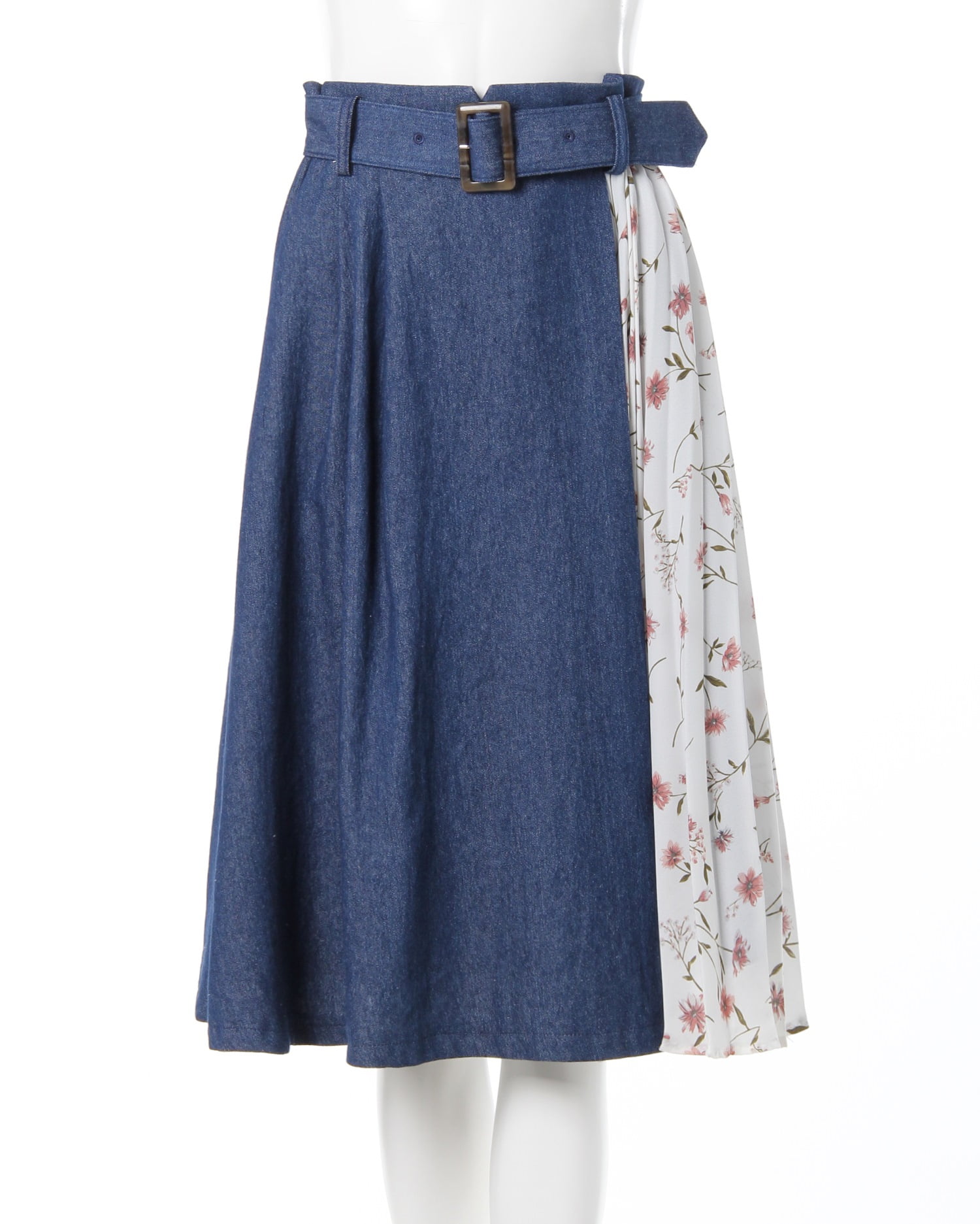 【サカイ】プリーツ切替 花柄 シアー カーディガン ドッキング 総柄 プリーツ サカイ】プリーツ切替 花柄 シアー カーディガン ドッキング