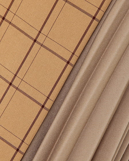 INGNI（イング） 配色プリーツ切替チェック／スカート ｷｬﾒﾙ