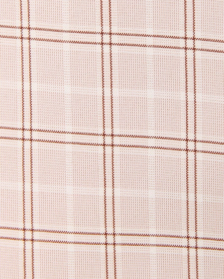 INGNI（イング） ビット付チェック柄台形／スカート ﾍﾞｰｼﾞｭ/ﾁｪｯｸ