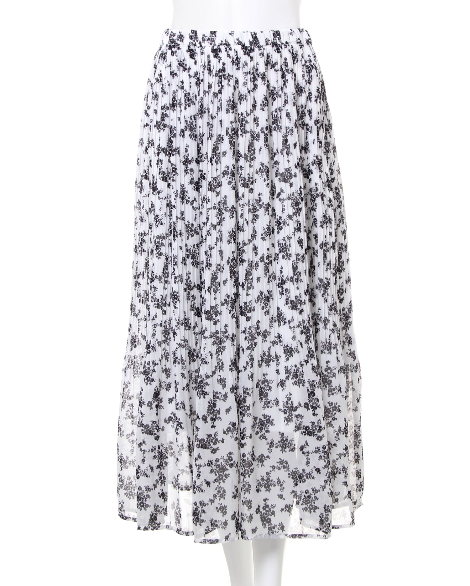 花柄単色シフォンプリーツ／スカート｜INGNI(イング) 公式通販｜INGNI