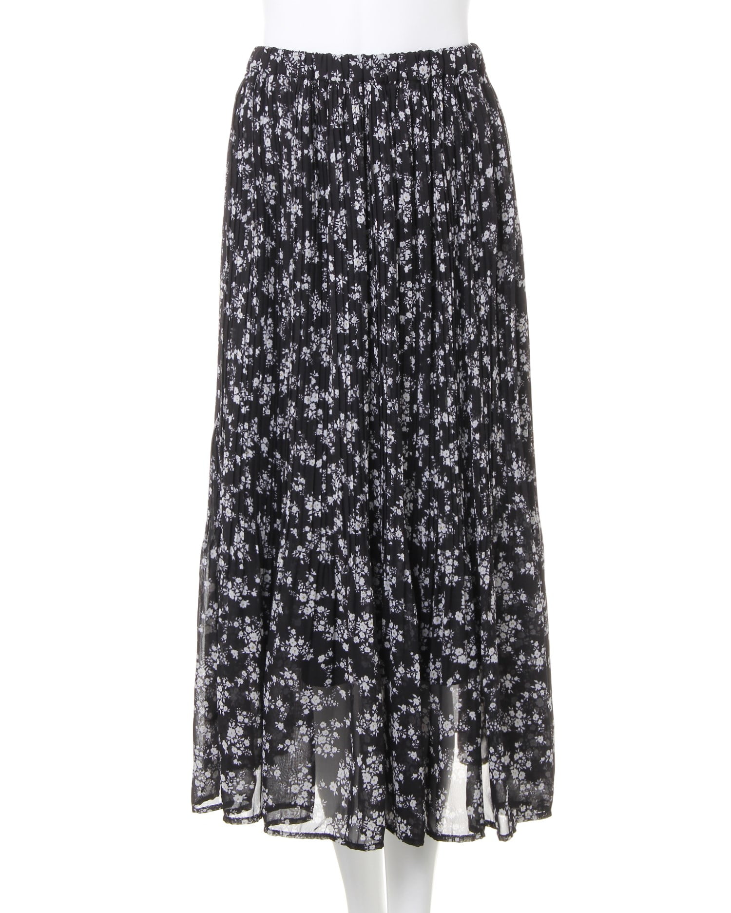 花柄単色シフォンプリーツ／スカート｜INGNI(イング) 公式通販｜INGNI