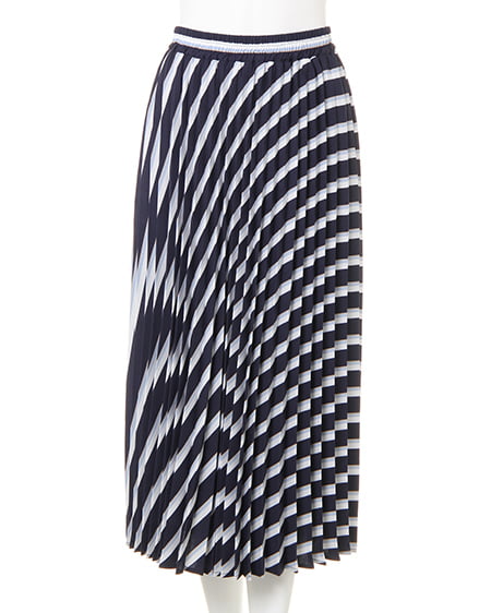 INGNI(イング) ストライププリーツ／スカート ｺﾝ