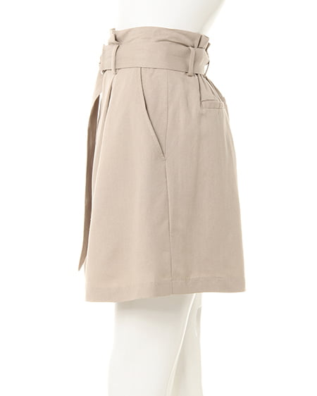 INGNI(イング) 麻ハイウエストキュロット/パンツ ベージュ