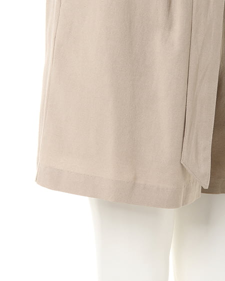 INGNI(イング) 麻ハイウエストキュロット/パンツ ベージュ