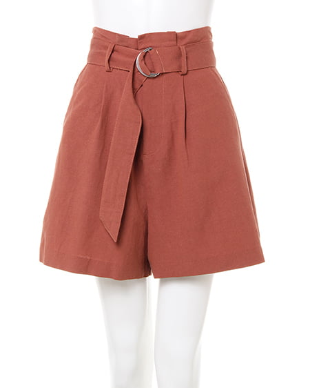 INGNI(イング) 麻ハイウエストキュロット/パンツ