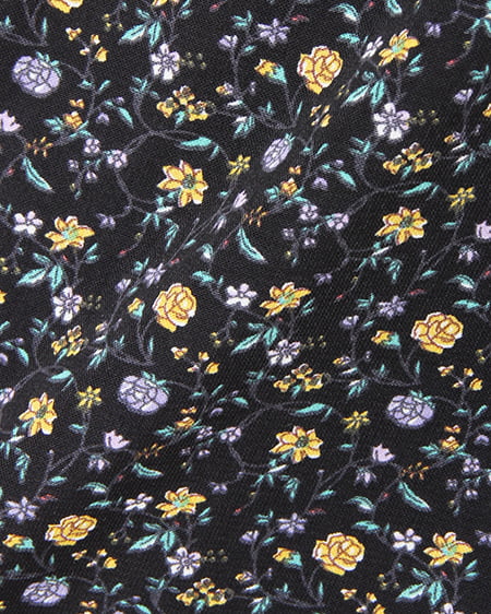 INGNI（イング） 花柄イレヘム／スカート ｸﾛ