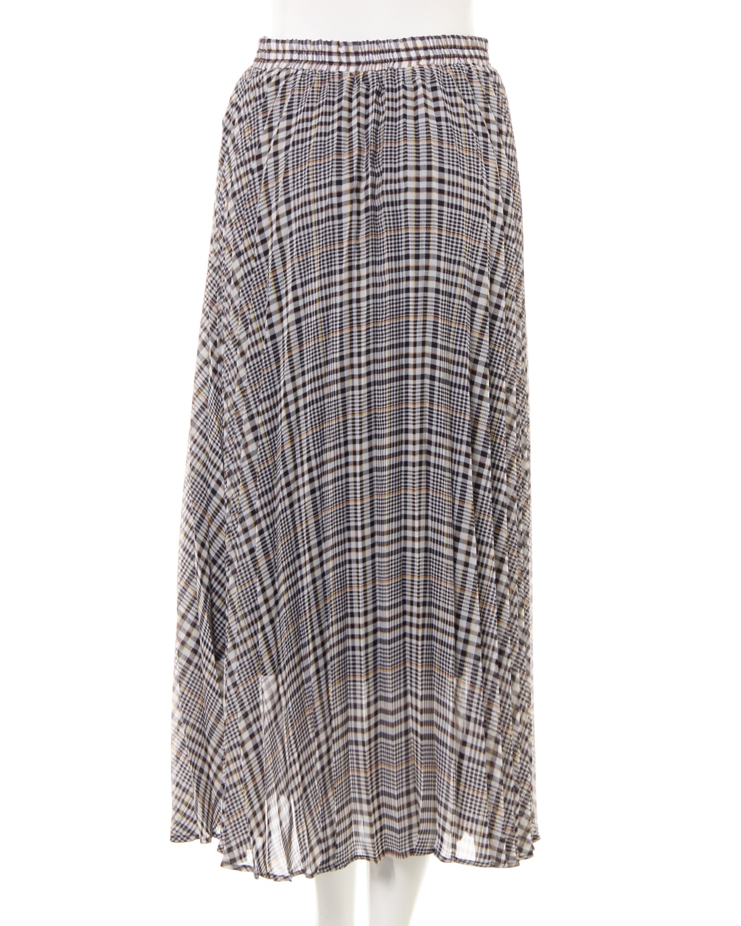 チェック柄シフォンプリーツ／スカート｜INGNI(イング) 公式通販