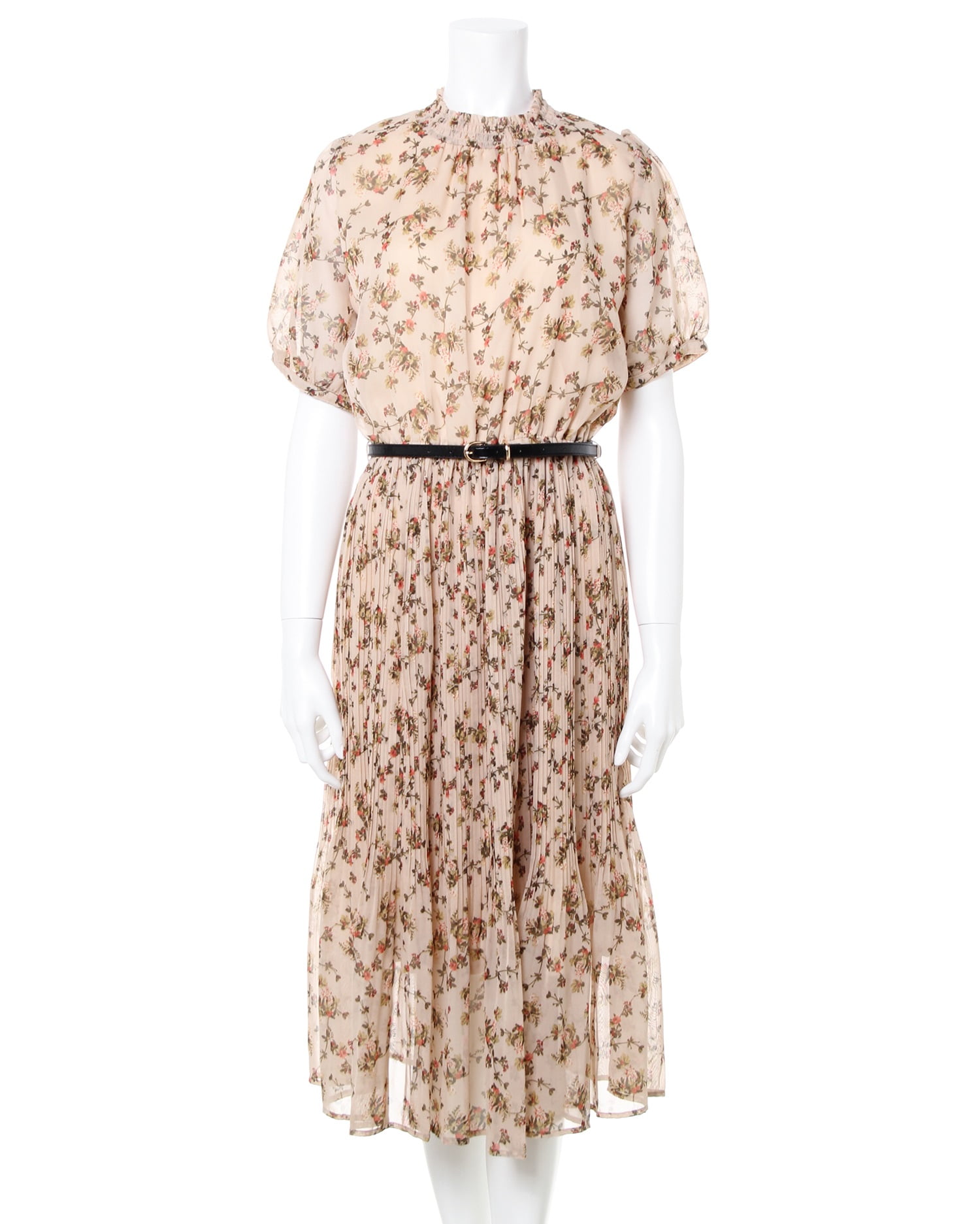 ベルト付き花柄プリーツ／ワンピース｜INGNI(イング) 公式通販｜INGNI