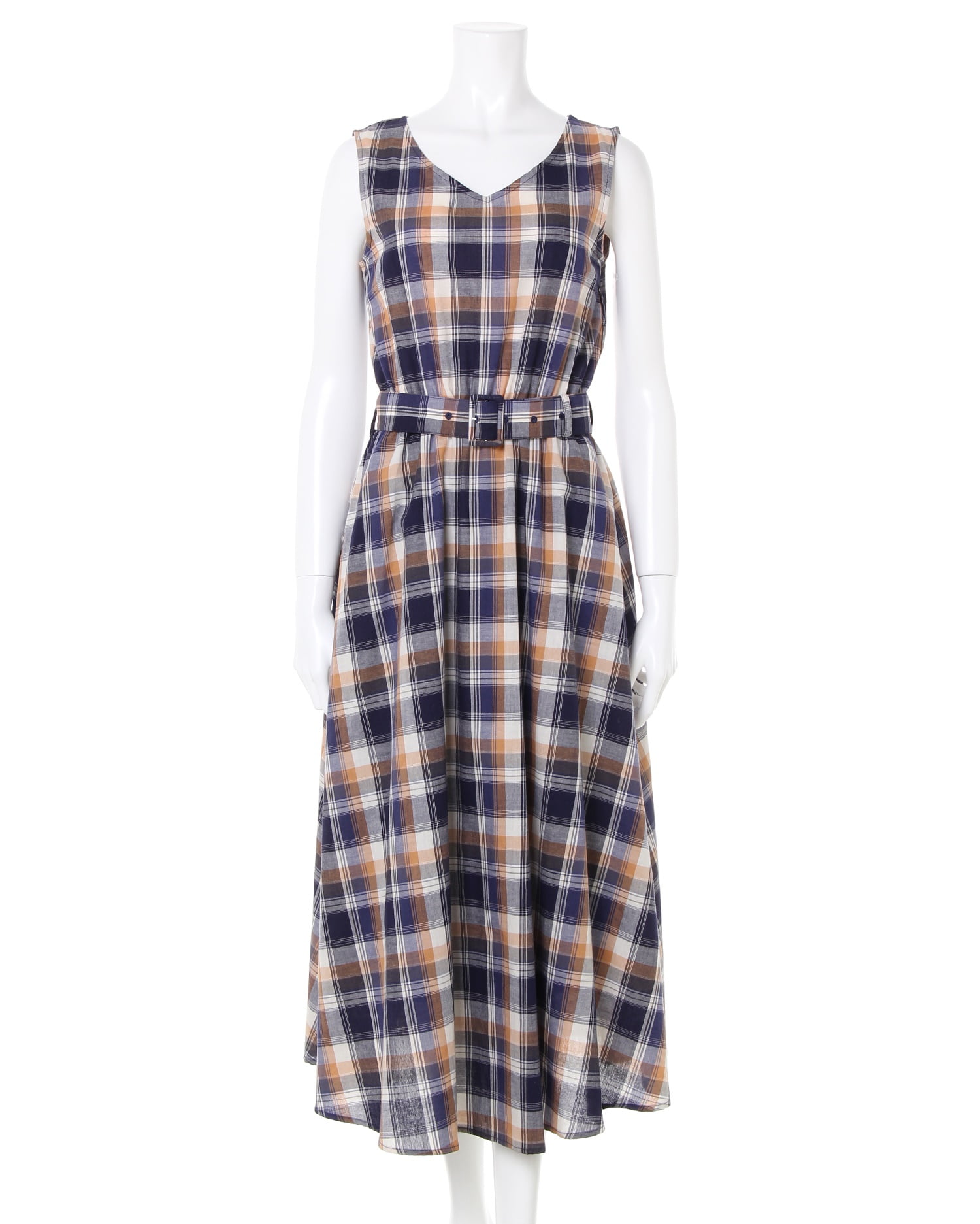 マドラスチェックノースリ／ワンピース｜INGNI(イング) 公式通販