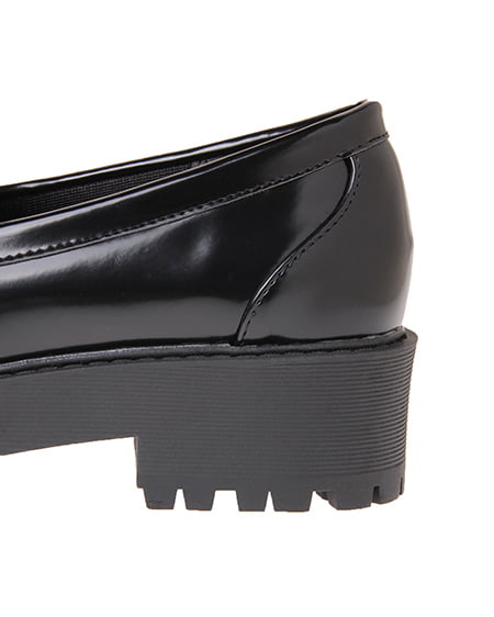 INGNI（イング） 厚底ビットローファー ｸﾛ