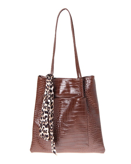 INGNI（イング） フラットトートバッグ ﾌﾞﾗｳﾝ