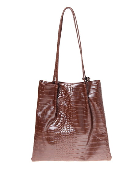 INGNI（イング） フラットトートバッグ ﾌﾞﾗｳﾝ