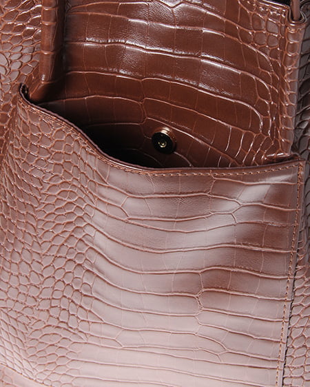 INGNI（イング） フラットトートバッグ ﾌﾞﾗｳﾝ