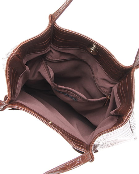 INGNI（イング） フラットトートバッグ ﾌﾞﾗｳﾝ