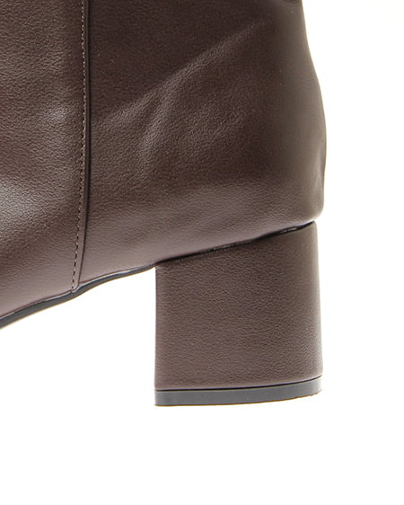 INGNI（イング） スクエアトゥブーツ ﾌﾞﾗｳﾝ