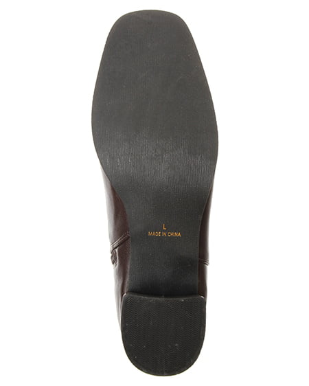 INGNI（イング） スクエアトゥブーツ ﾌﾞﾗｳﾝ