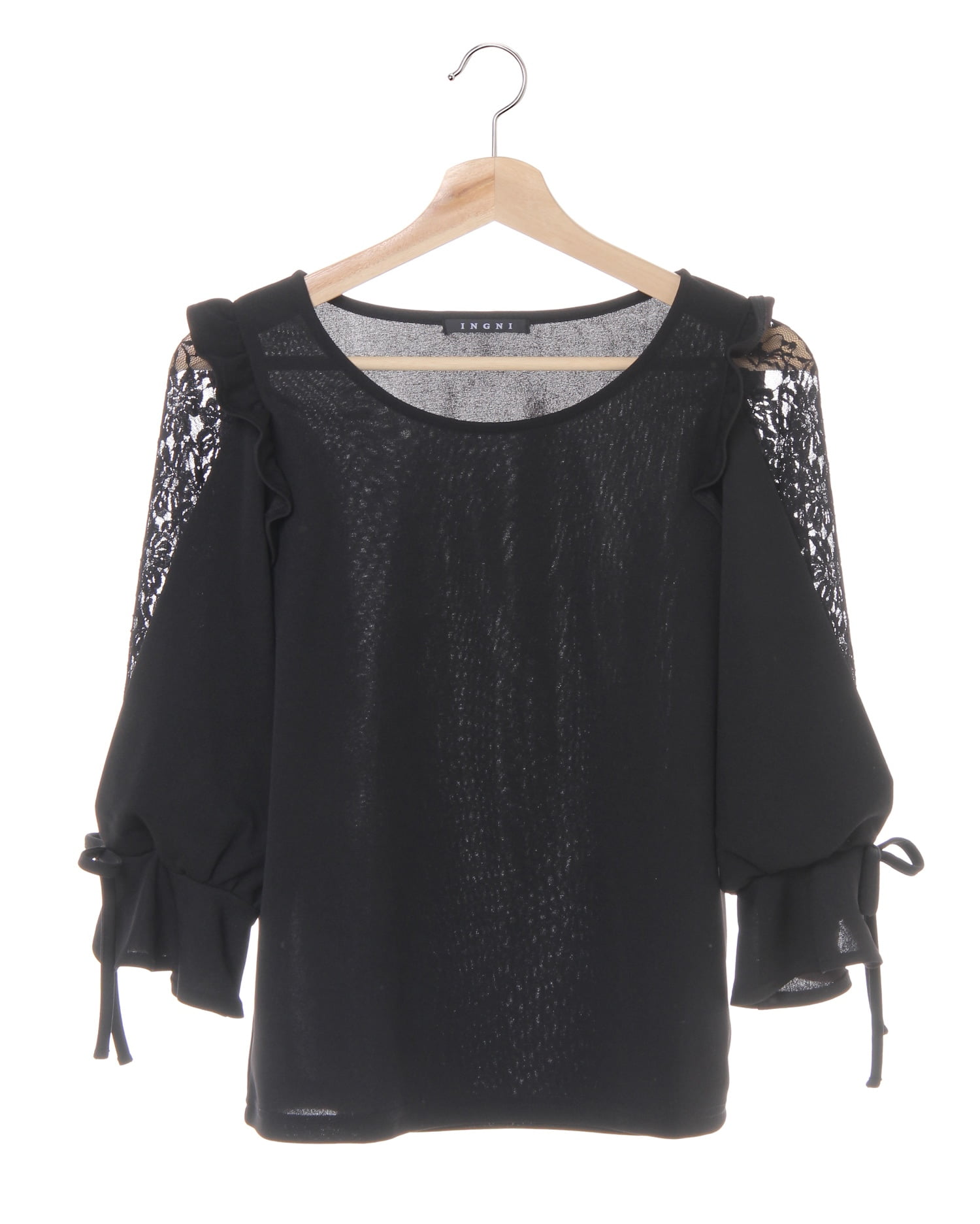 肩フリル袖われレーストップス／7分袖｜INGNI(イング) 公式通販｜INGNI