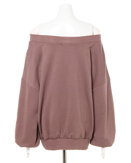 INGNI(イング) オフショル/スウェットトップス モカ