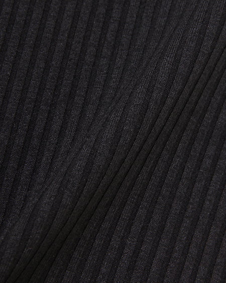 INGNI(イング) リブスクエアネック/トップス クロ