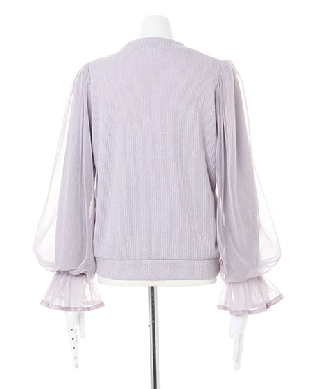 INGNI（イング） 袖異素材キャンディースリーブ／トップス ｽﾓｰｸｻｯｸｽ