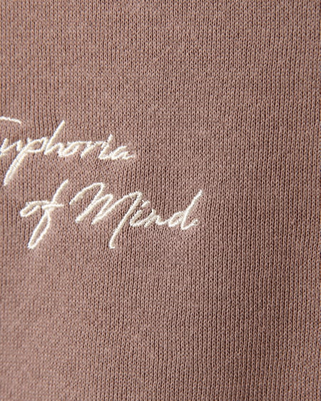 INGNI(イング) ハイネック/フリルロゴスウェットトップス モカ