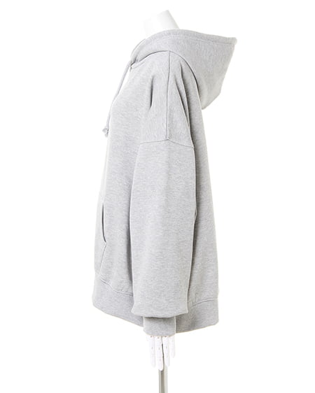 INGNI（イング） 起毛スウェットBigサイズパーカー ｸﾞﾚｰ