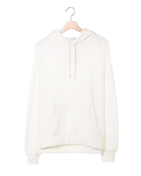 INGNI(イング) 起毛スウェットBigサイズパーカー アイボリー