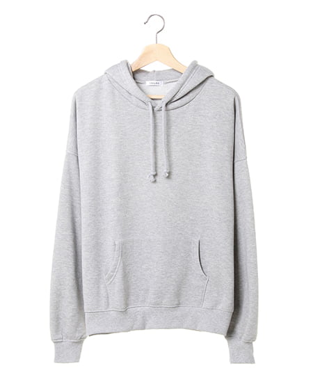 INGNI(イング) 起毛スウェットBigサイズパーカー グレー