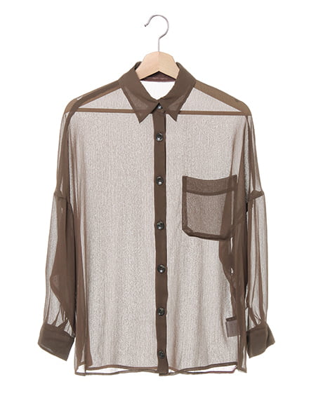 楊柳シアー／シャツ