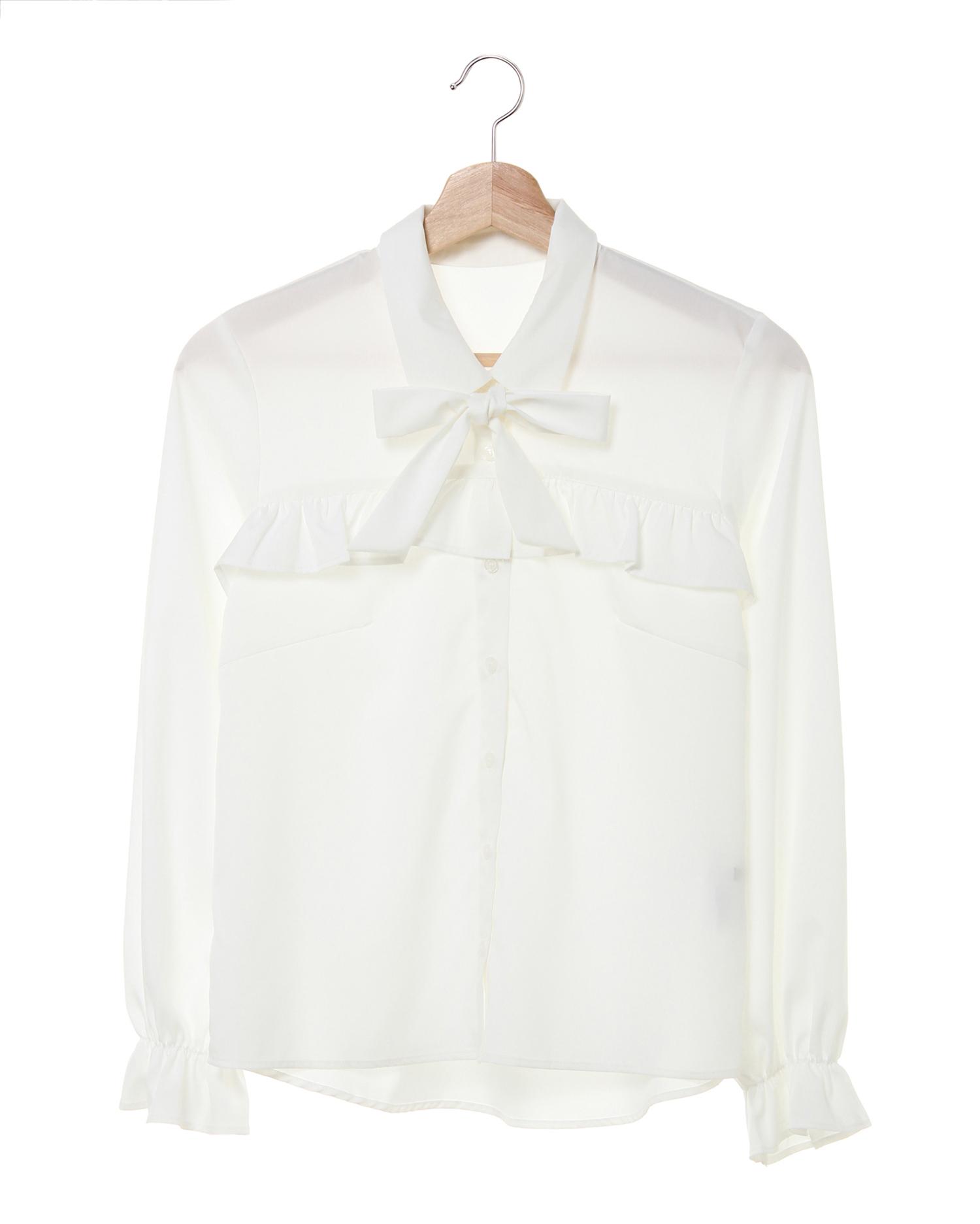 フリルボウタイ／ブラウス｜INGNI(イング) 公式通販｜INGNI STORE