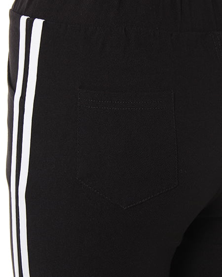 INGNI（イング） スーパーストレッチサイドラインレギンス ｸﾛ