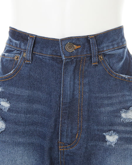 INGNI（イング） クラッシュデニムショートパンツ ﾃﾞﾆﾑ/ｺﾝ