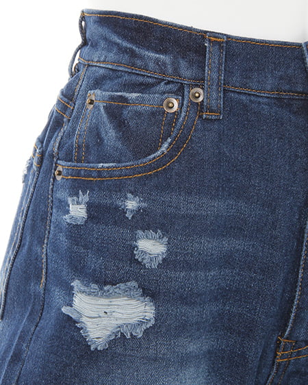 INGNI（イング） クラッシュデニムショートパンツ ﾃﾞﾆﾑ/ｺﾝ